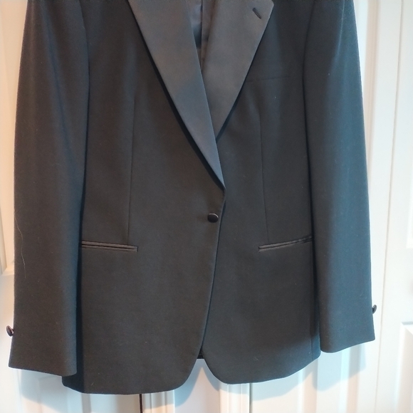 Neil Allyn Formal Collection Black Tuxedo Jacket Blazer 44XL - Picture 6 of 14